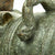 Original French Early 19th Century Bronze Mortar with Gargoyle Touch Hole and Serpent Arch Original Items