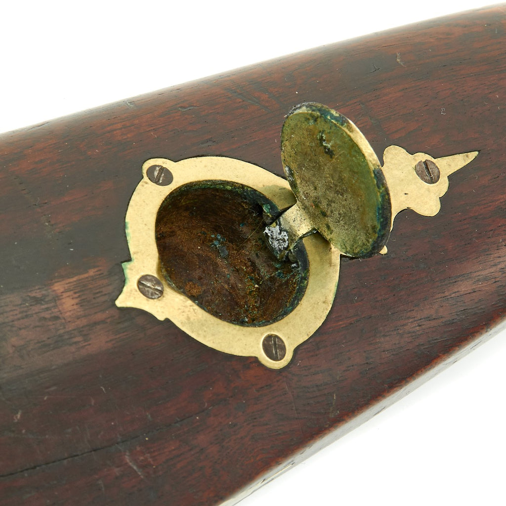 Original U.S. Percussion Over & Under Hunting Rifle with Set Trigger b ...