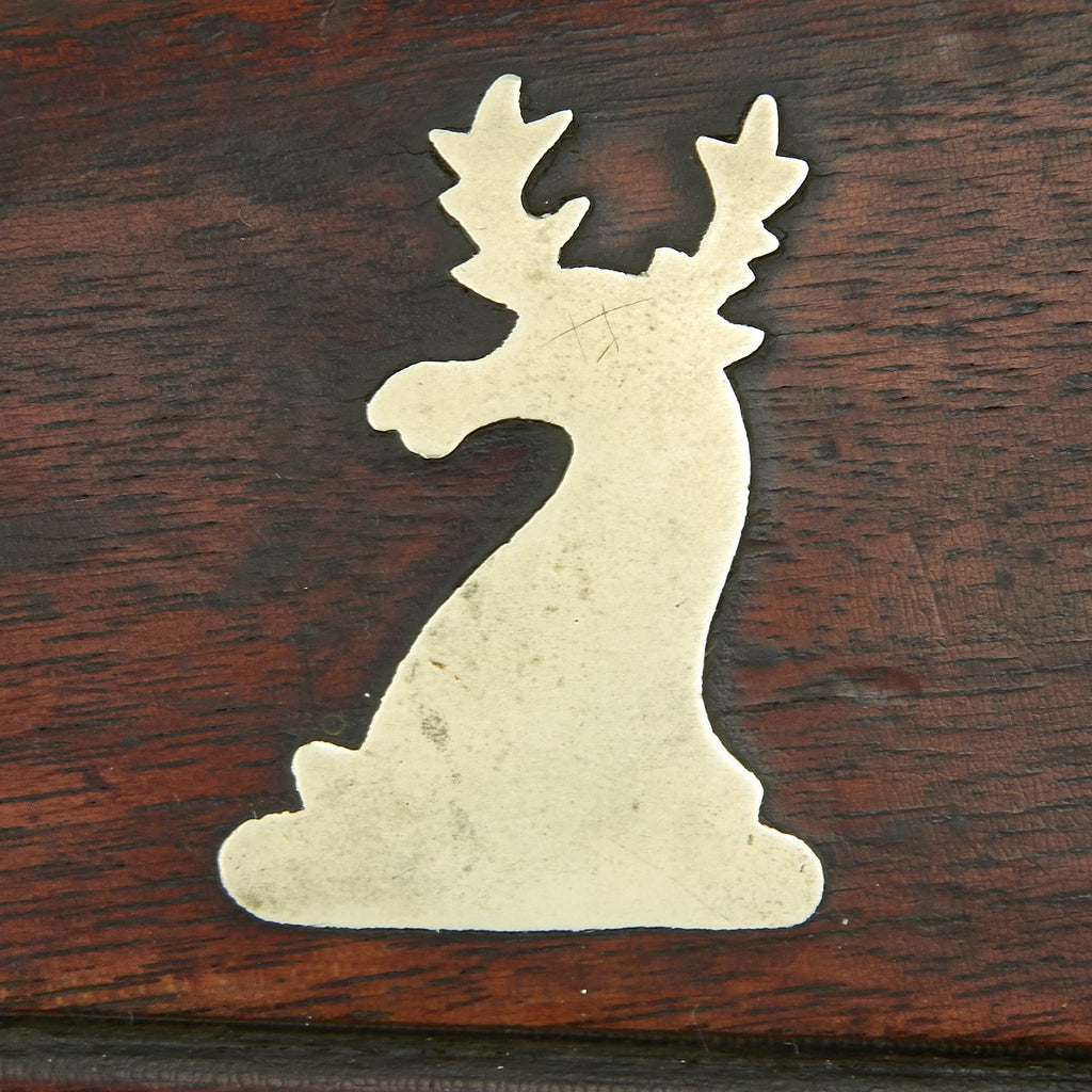 Original U.S. Percussion Over & Under Hunting Rifle with Set Trigger b ...