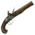 Original British Flintlock Silver Mounted Officer's Pistol by Richards of London - c. 1756 - 1763 Original Items