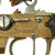 Original British Over & Under Flintlock Double Barrel Brass Tap Action Pistol by Richard of London c. 1780 Original Items