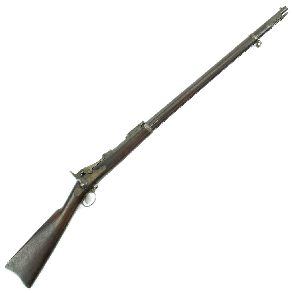 Original U.S. Springfield Trapdoor Model 1884 Round Rod Bayonet Rifle made in 1891 - Serial No 523585 Original Items