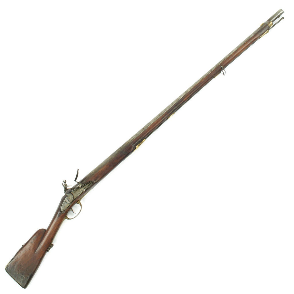 Original 18th Century Dutch Flintlock Infantry Musket with 45 Inch Barrel - circa 1750 Original Items