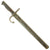 Original 19th Century Japanese Type 18 Murata Rifle Second Pattern Short Bayonet with Steel Scabbard Original Items