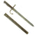 Original 19th Century Japanese Type 18 Murata Rifle Second Pattern Short Bayonet with Steel Scabbard Original Items