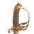Original British Victorian P-1845 Officer's Sword with Brass Scabbard - VR Marked Original Items