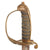 Original British Victorian P-1845 Officer's Sword with Brass Scabbard - VR Marked Original Items