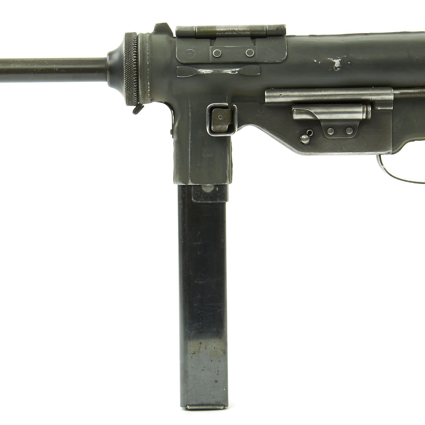 Original U.S. WWII M3 Grease Gun Display by Guide Lamp Company Seria