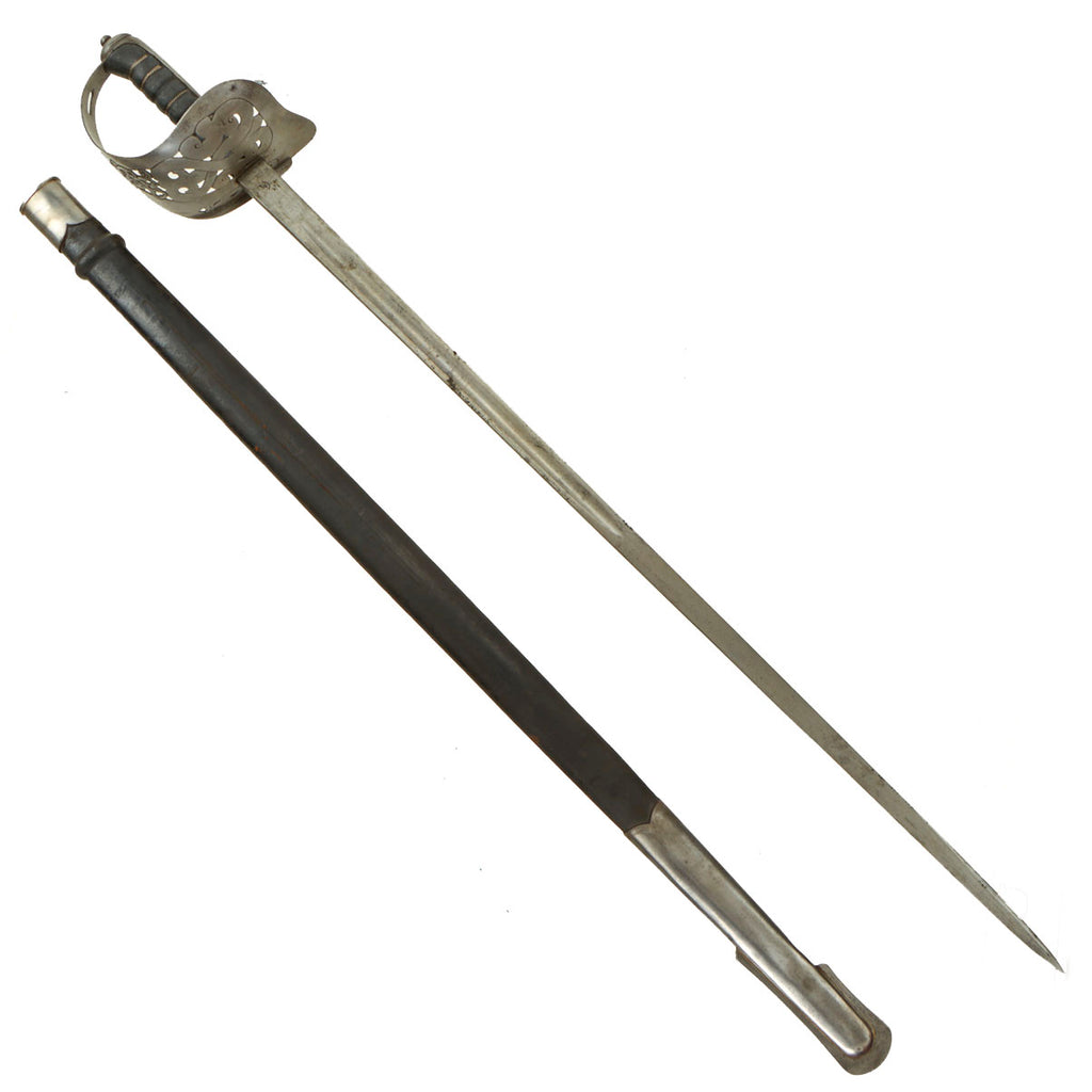 Original British P-1898 Infantry Queen Victoria VR Cypher Sword - Dated April 1900 Original Items
