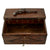 Original 17th Century English Portable Accounts Desk for Albany, N.Y. with Flintlock Holster Pistol by Collumbell Stored Inside Original Items