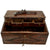 Original 17th Century English Portable Accounts Desk for Albany, N.Y. with Flintlock Holster Pistol by Collumbell Stored Inside Original Items