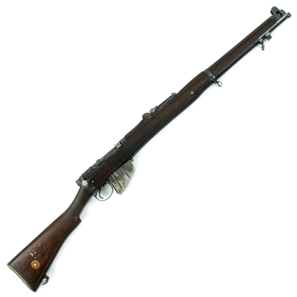 Original British WWI / WWII Lee-Enfield MkI Dated 1897 Converted to S.M.L.E. in 1905 and then to .22 Trainer Original Items
