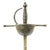 Original Late 19th Century Spanish Miniature Toledo made Cup Hilt Rapier with Engraved Gold Inlaid Blade Original Items