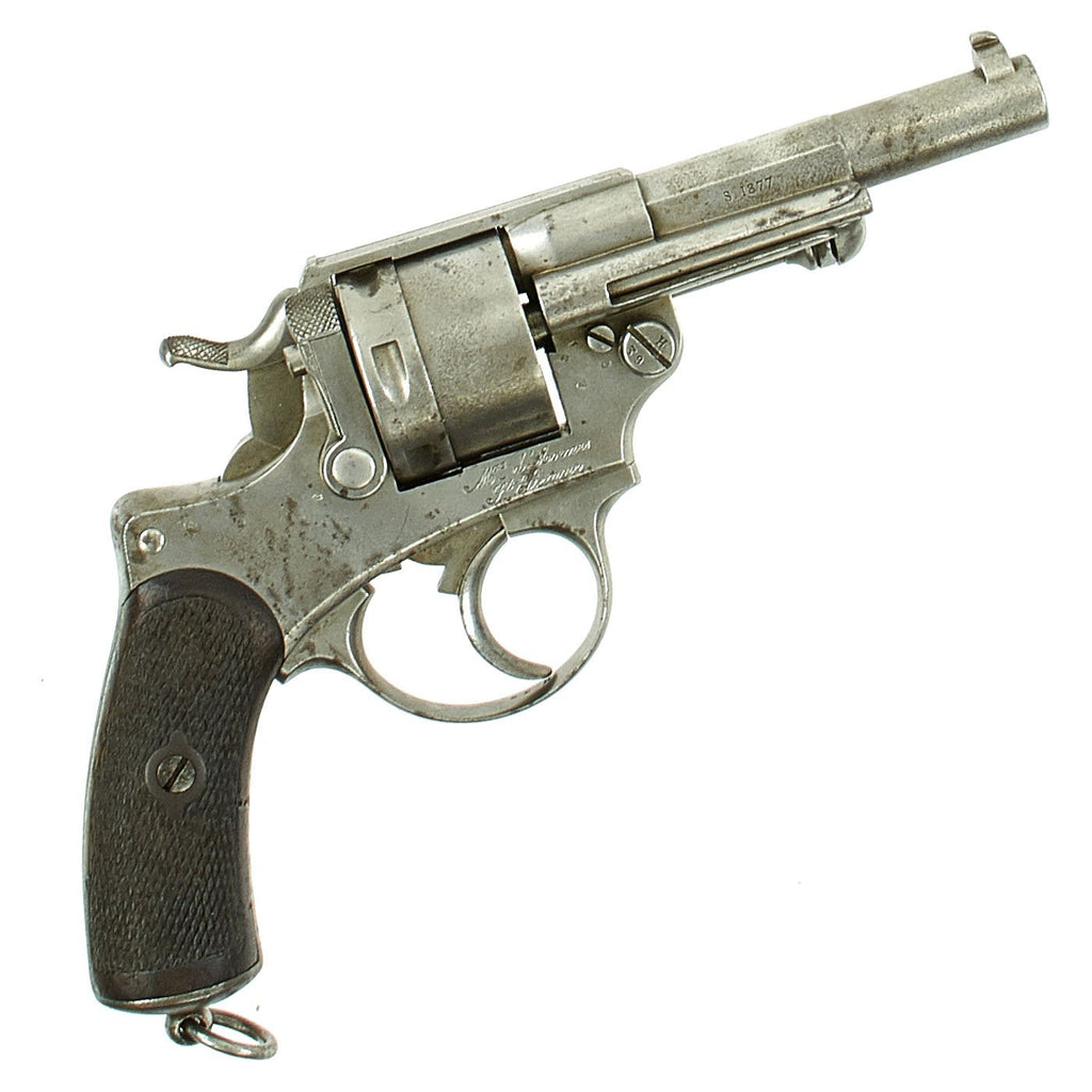 Original French Model MAS Model 1873 11mm Revolver Dated 1877 - Serial Number G58239 Original Items