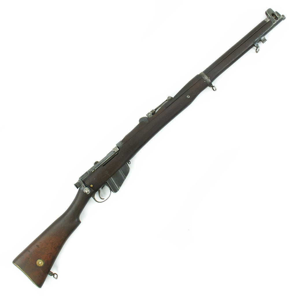 Original British WWI / WWII Lee-Enfield MkI Dated 1898 Converted to S.M.L.E. in 1905 and then to .22 Trainer Original Items