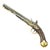 Original British Sea Service Flintlock Pistol by Grice with Single Screw Behind the Hammer - dated 1758 Original Items