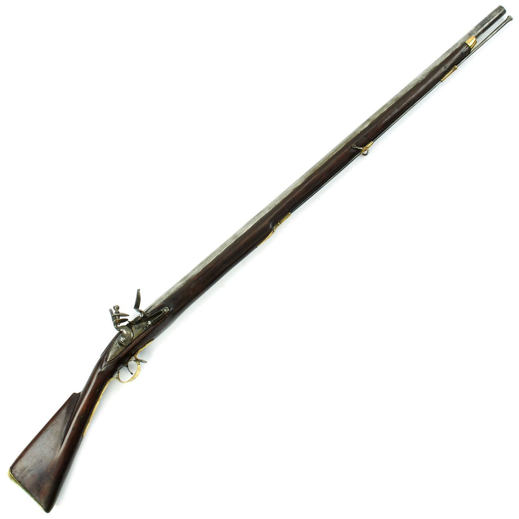Original British East India Company Massive 10 Bore Flintlock Wall Gun by Brander of London - dated 1778 Original Items