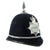 Original British Recent Issue Spike Top EIIR marked Bermuda Police Bobby Helmet - Size 7 3/8 Original Items
