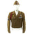 Original U.S. WWII 502nd Parachute Infantry Regiment Named Uniform Grouping - Battle of the Bulge Original Items
