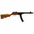Original Russian WWII Type PPsh-41 Display Machine Pistol with Stick and Drum Magazine Original Items