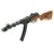 Original Russian WWII Type PPsh-41 Display Machine Pistol with Stick and Drum Magazine Original Items