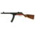 Original Russian WWII Type PPsh-41 Display Machine Pistol with Stick and Drum Magazine Original Items
