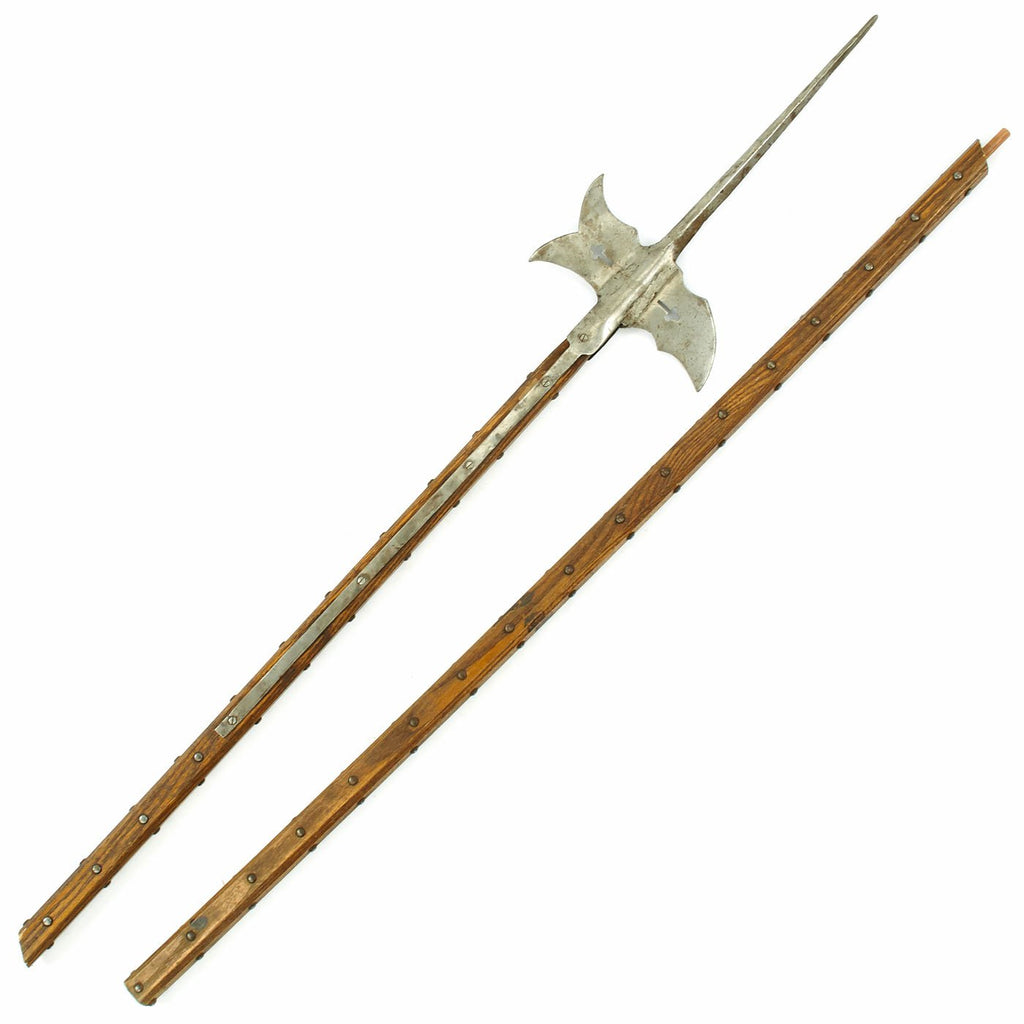 Original Victorian Era Replica English Elizabethan Halberd Pole Arm Original Items