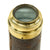 Original British Named Officer's Leather Covered Two Draw Brass Telescope by Dickman & Son c.1890 Original Items