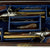 Original British Cased Pair of Flintlock Blunderbuss Pistols by Buckmaster of London Carried at Trafalgar by Named Midshipman Original Items