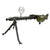Original German WWII MG 42 Display Machine Gun by Mauser with A.A. Sight and Dated Belt Drum Original Items