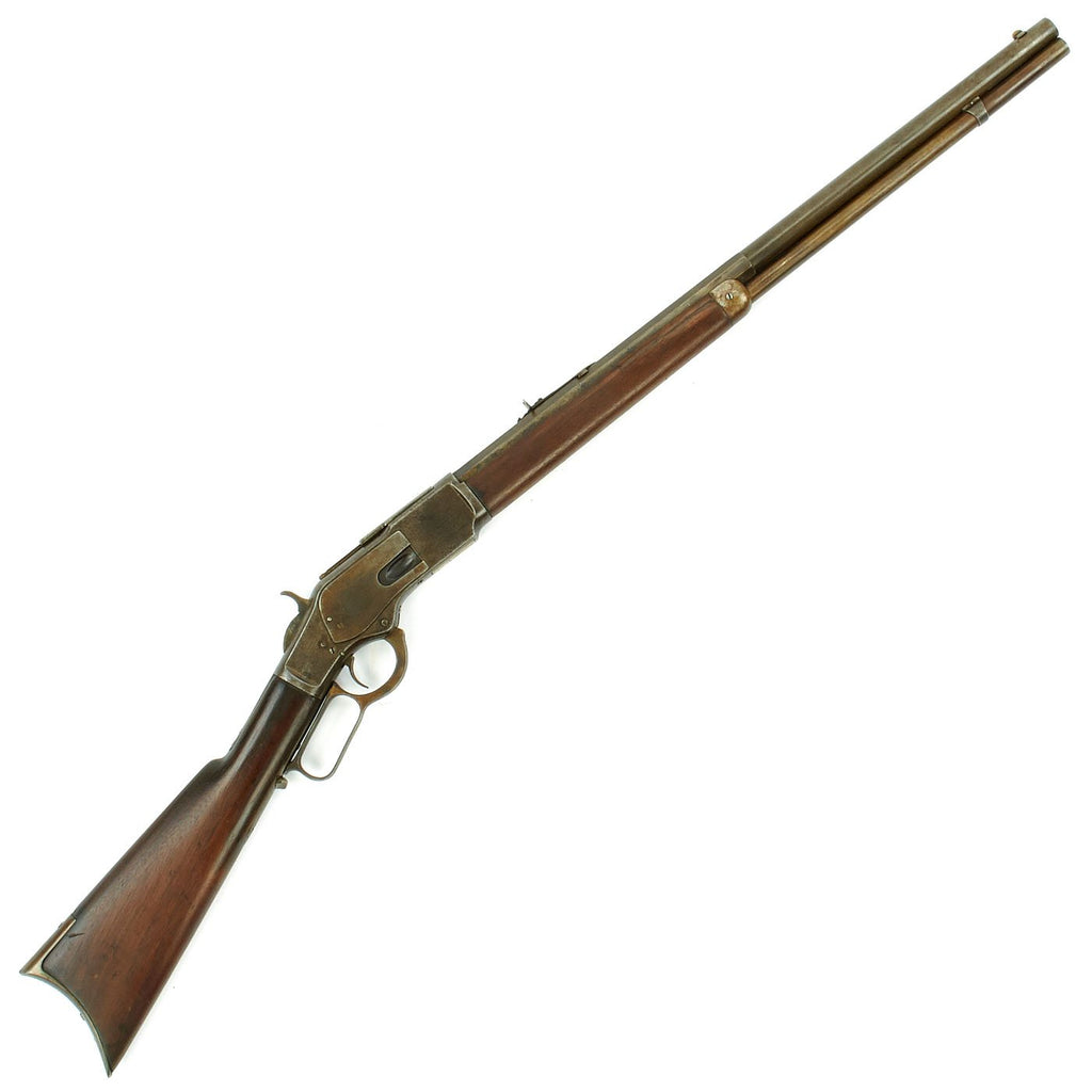 Original U.S. Winchester Model 1873 .44-40 Rifle with Half-Octagonal Barrel made in 1881 - Serial 70721 Original Items
