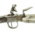 Original British Cased Duck's Foot Flintlock Pistol by Bunney of London with Central Blunderbuss Barrel & Accessories Original Items