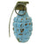 Original U.S. WWII MkII Inert Practice Pineapple Fragmentation Hand Grenade Original Items
