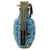Original U.S. WWII MkII Inert Practice Pineapple Fragmentation Hand Grenade Original Items