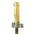 Original French WWI Lebel M.1886/93/16 Brass Handle Cruciform Shortened Épée Bayonet with Steel Scabbard Original Items