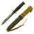 Original U.S. WWII Early Blade Marked M3 Fighting Knife by Kinfolks Inc. with Updated M8 Scabbard Original Items