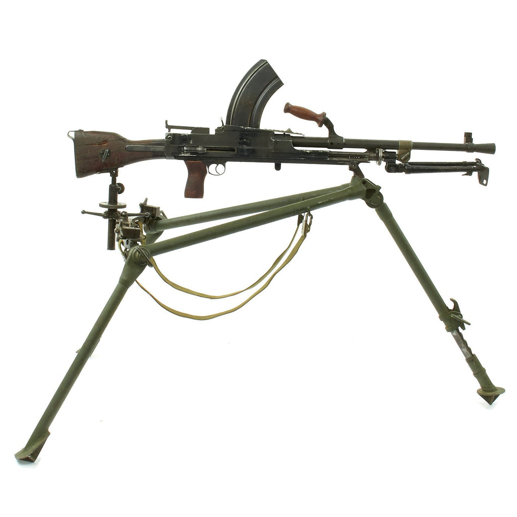 Original WWII British Bren MkI Display Gun with Tripod Original Items
