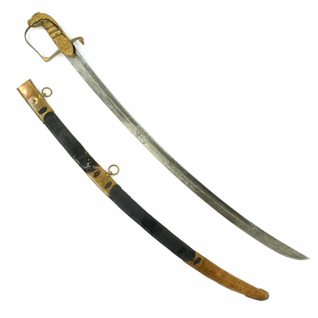Original Napoleonic British Royal Welch Fuziliers with Maker Mark with Museum Reference Number Original Items