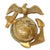 Original U.S. China Marine Droop Wing Collar Insignia Pin - Made in Englad Original Items