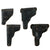 Original Group of Four WWII Era German & European Leather Holsters Original Items