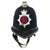Original British Comb Top Queen's Crown Bobby Helmet from the Essex Police - Size 7 Original Items