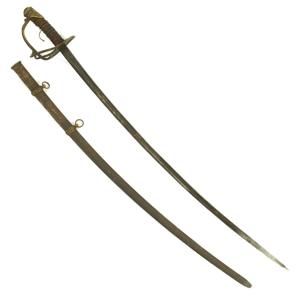 Original U.S. Civil War Army Officer's Dress Parade Sword with German Blade & Scabbard Original Items