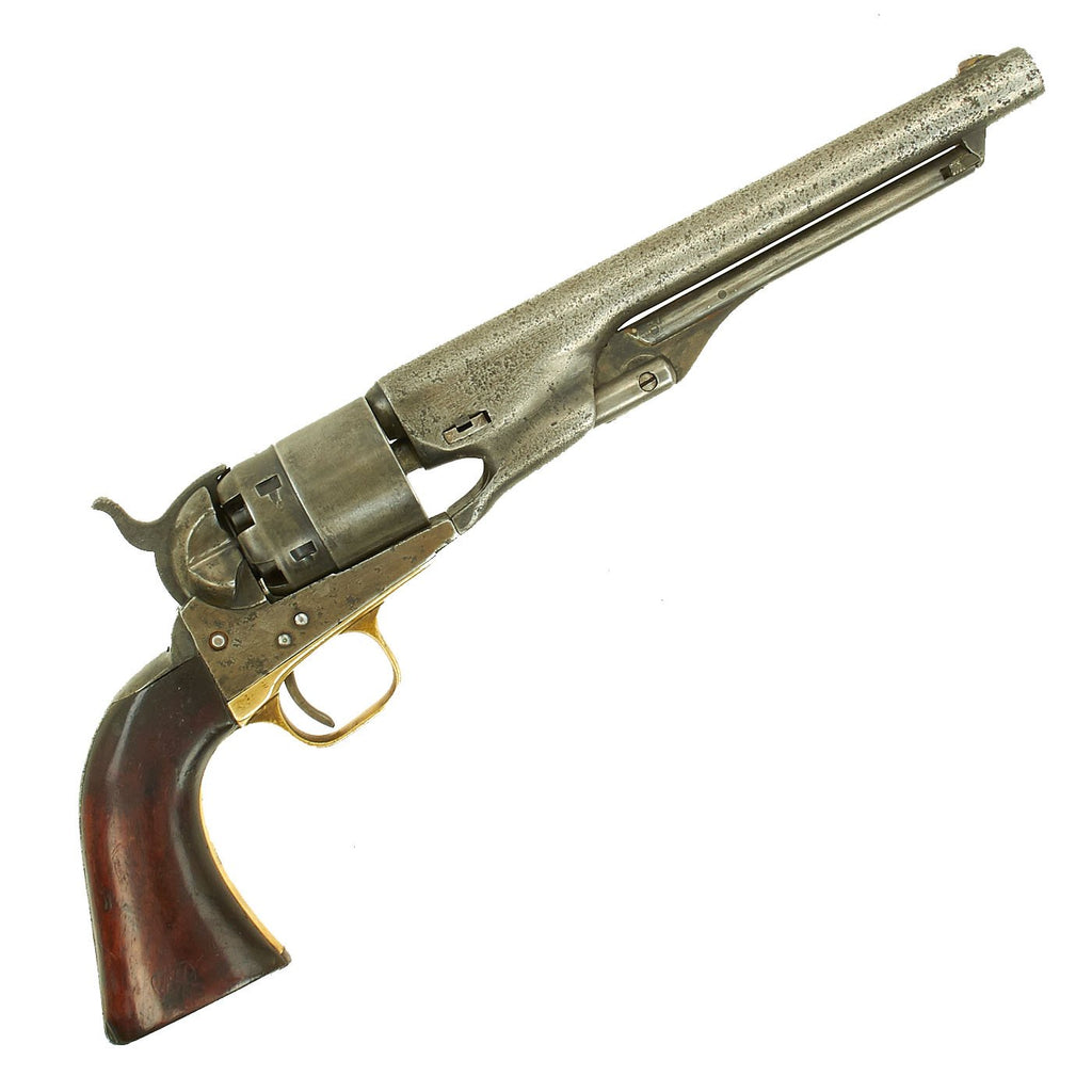 Original U.S. Civil War Named Colt Model 1860 Army Percussion Revolver made in 1863 - Serial 111660 Original Items