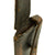 Original U.S. WWII Era Small Bowie Knife by Kinfolks with Jigged Bone Handle and Leather Scabbard Original Items