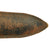Original U.S. WWII Era Small Bowie Knife by Kinfolks with Jigged Bone Handle and Leather Scabbard Original Items