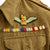 Original British WWII Glider Pilot Royal Artillery Lieutenant Battledress Uniform Set Original Items