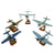 WWII Wood 1/24 Model Airplane Collection - Douglas Dive Bomber, Grumman TBF Avenger, Vought OS2U Kingfisher, Curtiss-Wright CW-22, Ilyushin Il-2 Shturmovik Original Items
