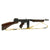 Original U.S. WWII Thompson M1928A1 Display Submachine Gun Serial No. A.O. 43059 - Original WWII Parts Original Items
