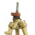 Original German WWII Optics & Machinegun Sand Color Tripod by Eugen Ising - Waffenamt Marked Original Items