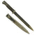 Original German WWII 98k 1938 dated Bayonet by Carl Eickhorn with Scabbard - Matching Serial 6731 n Original Items
